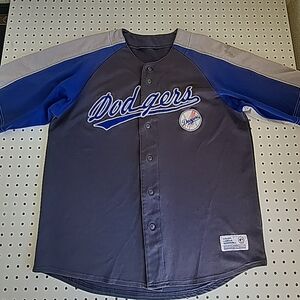 Genuine Merchandise Dodgers Blue and Gray Jersey